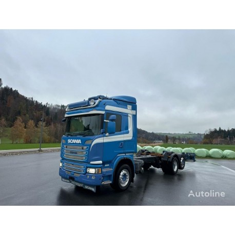 Ciężarówka podwozie Scania G 490 KM 6x2 rama pod zabudowę spr. ze Szwajcarii